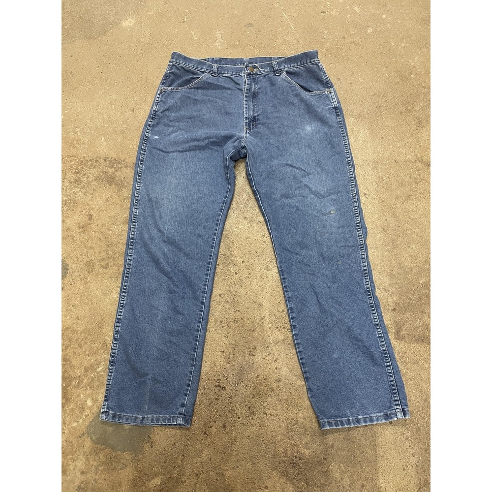 Wrangler Authentic Jeans‎ Mens 38x32 Medium Regular Straight Leg Zip Fly 85900DW